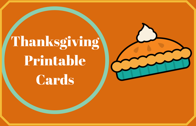 Thanksgiving Printable Cards