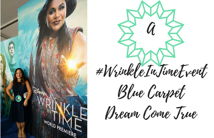 A #WrinkleInTimeEvent Blue Carpet Dream Come True