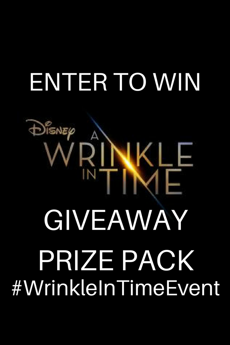 ENTER TO WIN A WRINKLE IN TIME PRIZE GIVEAWAY PACK #WrinkleInTimeEvent