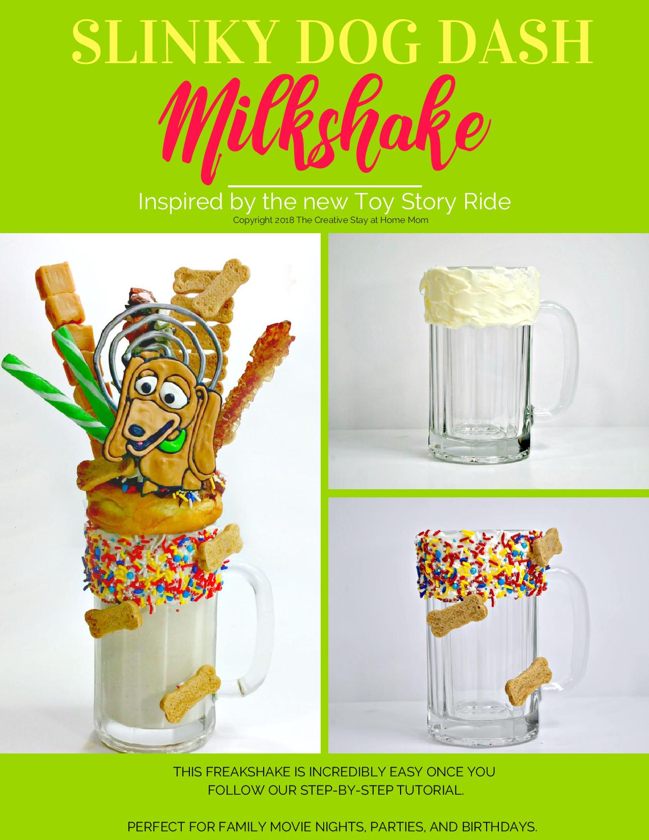 Slinky Dog Dash Milkshake - Inspired by the new Toy Story Land Ride 