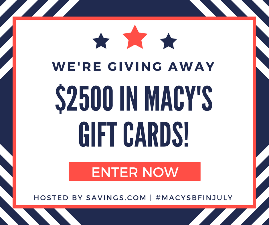 Macy’s Black Friday In July And Giveaway