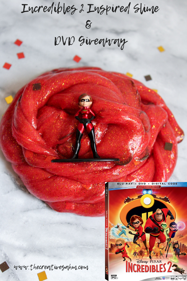 Incredibles 2 Inspired Slime And DVD Giveaway