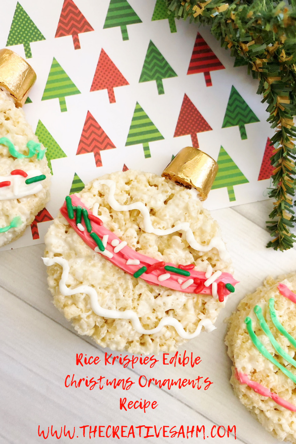 Rice Krispies Edible Christmas Ornaments Recipe