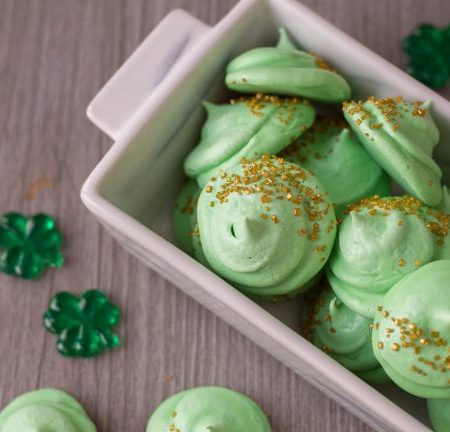 St. Patrick's Day Meringues Recipe