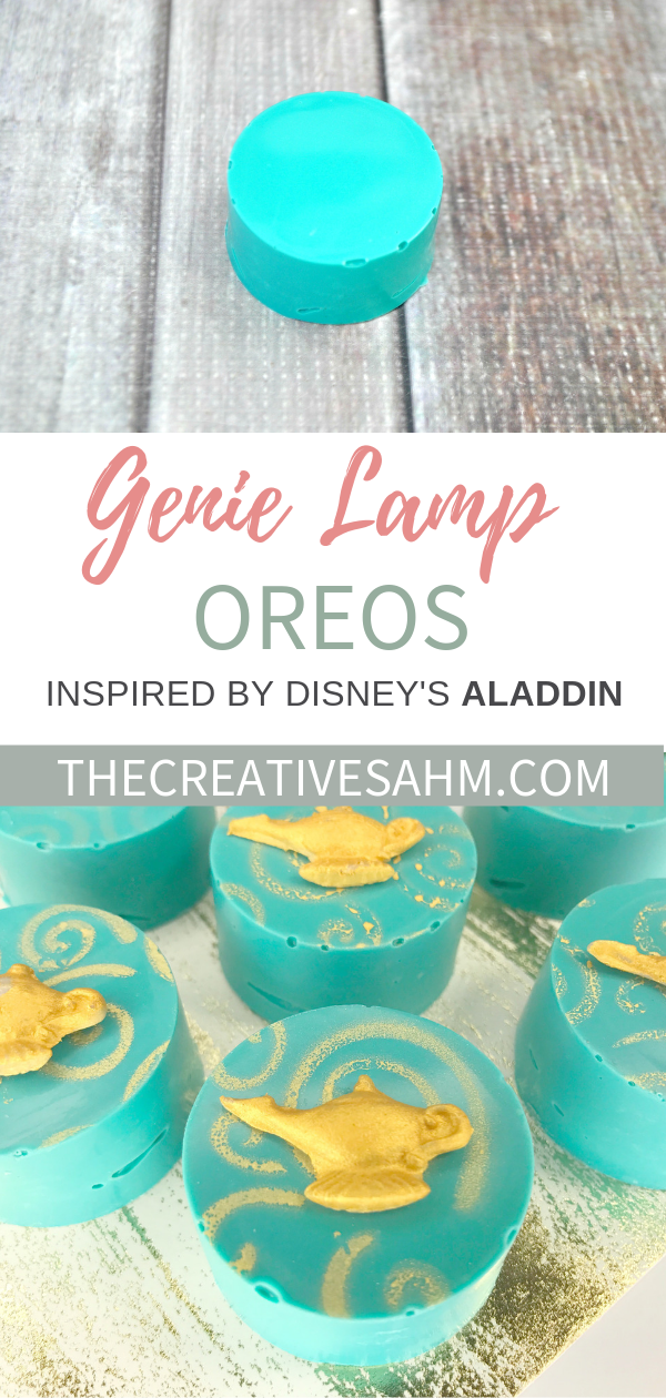 Genie Lamp Oreos Inspired by Aladdin