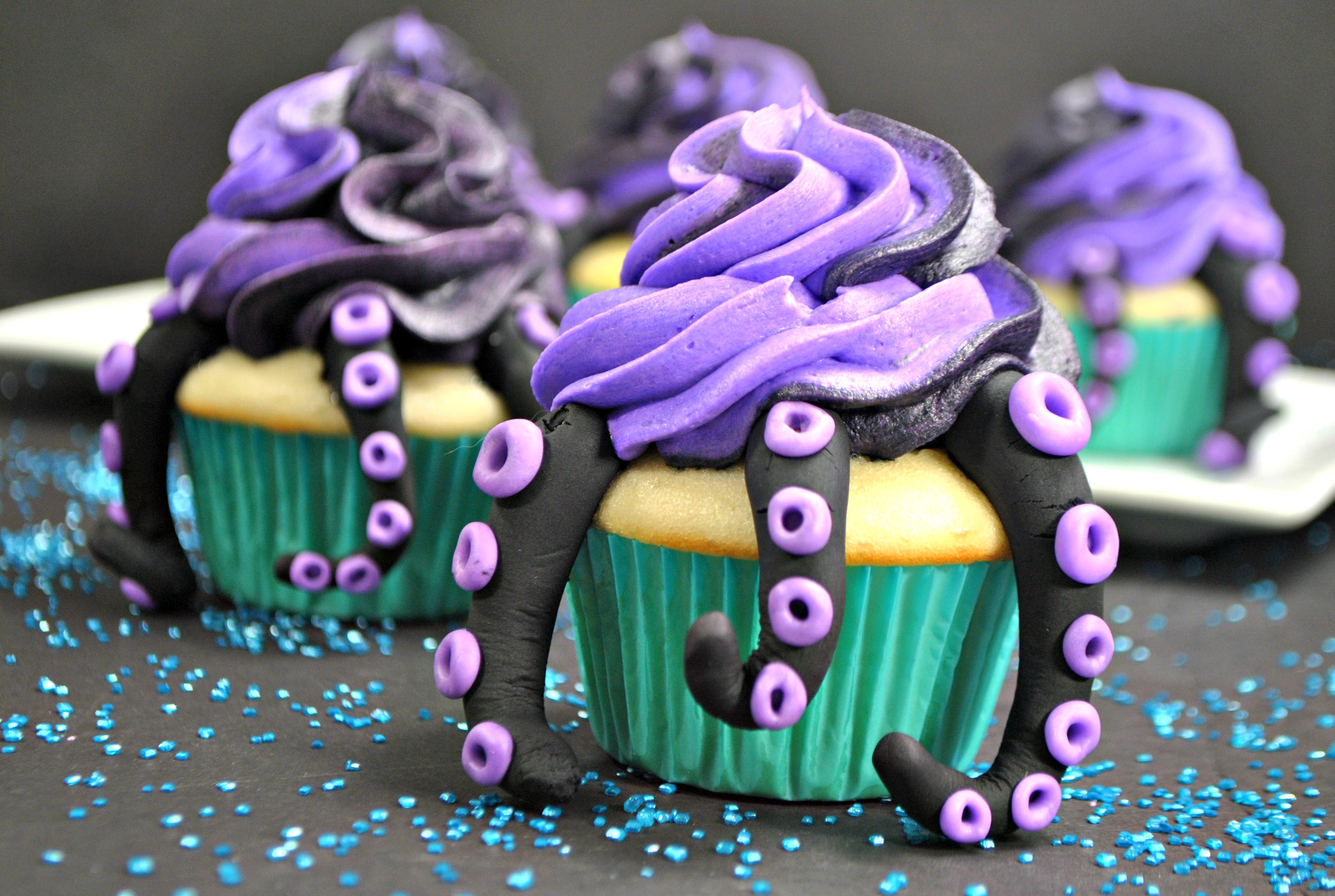 Disney Villain Cupcakes Inspired By Ursula