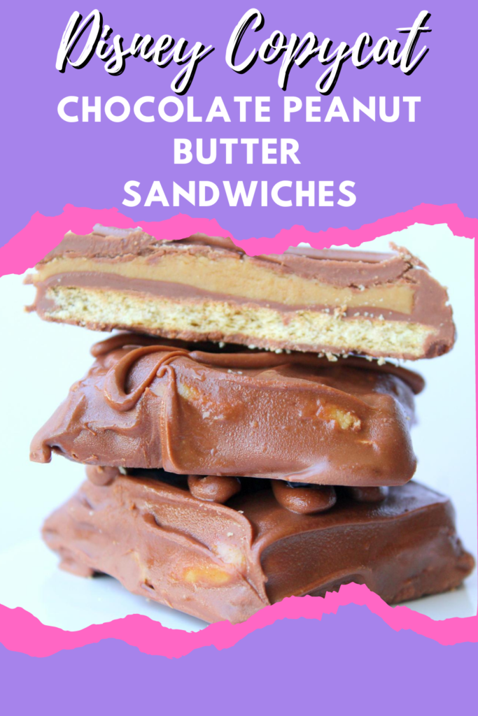 chocolate peanut butter sandwiches