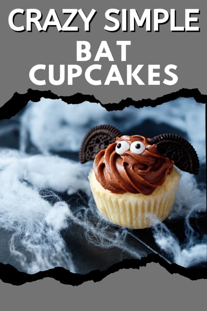 simple bat cupcakes
