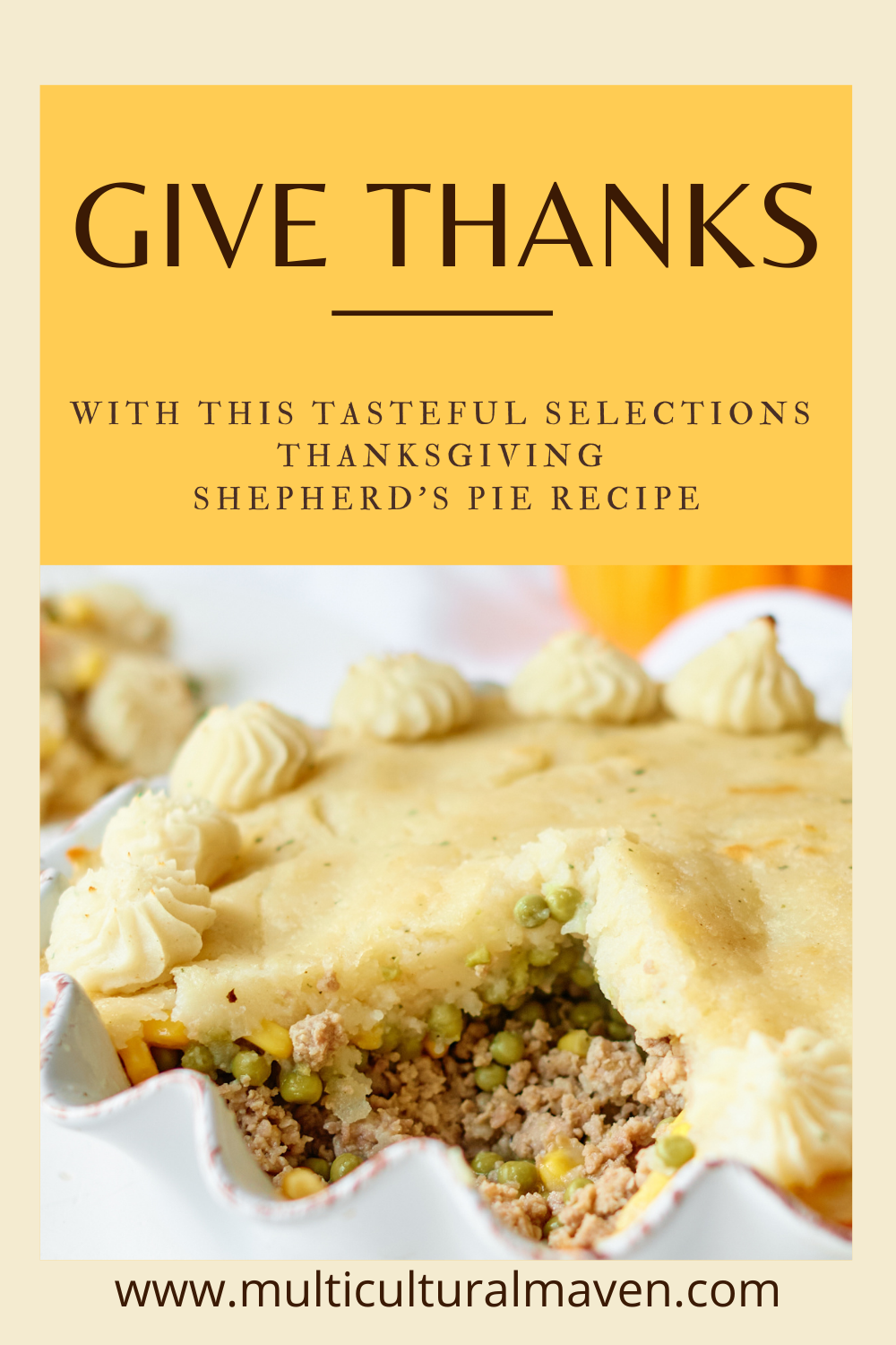 Thanksgiving Shepherd's Pie
