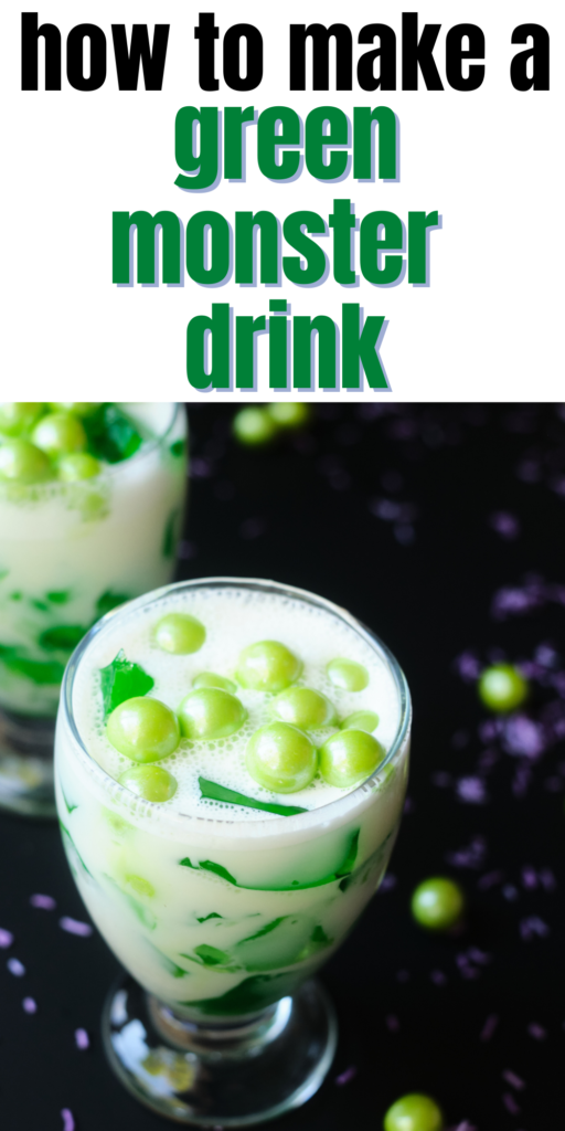 green monster halloween drink recipe 